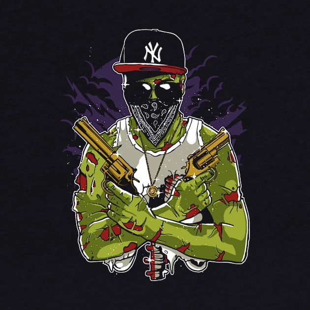 Gangsta Zombie by MisfitInVisual